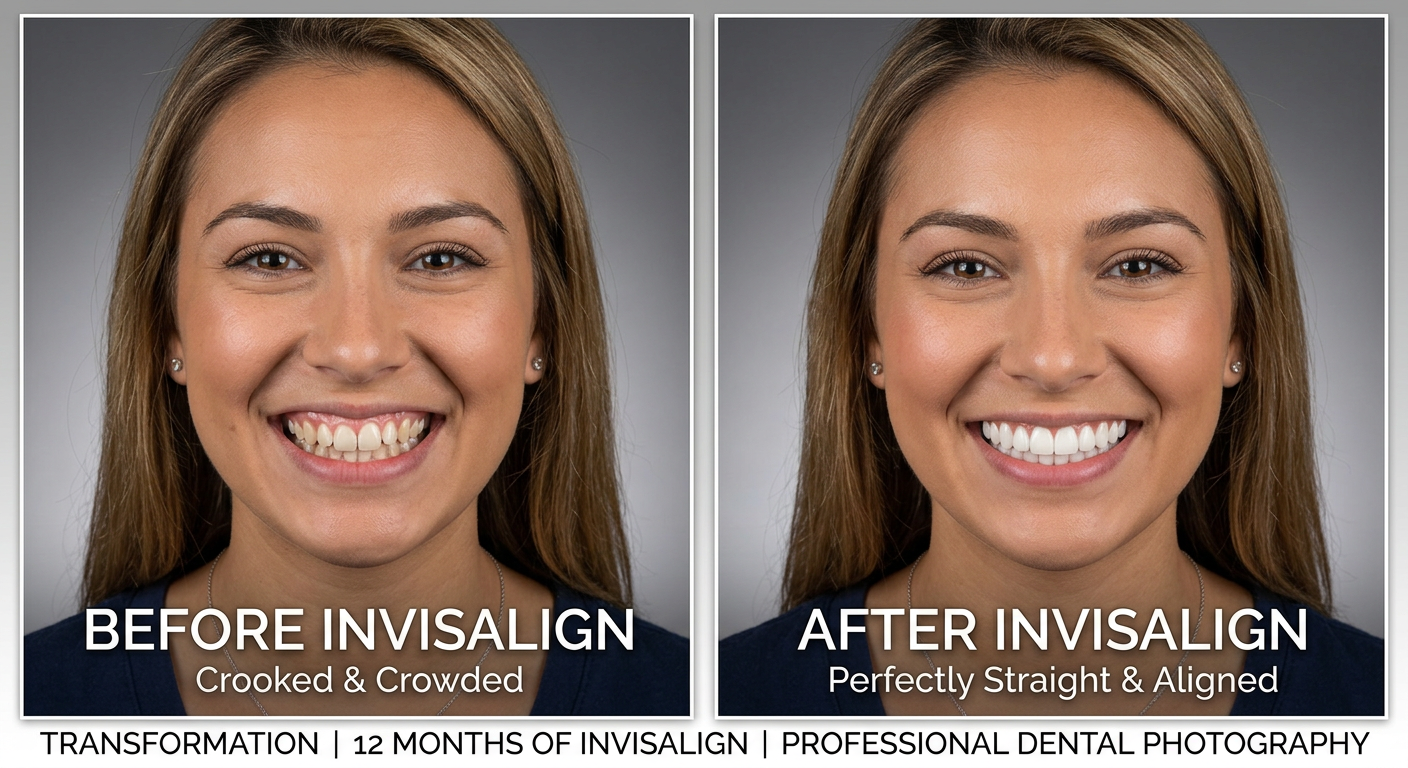 Invisalign smile transformation results