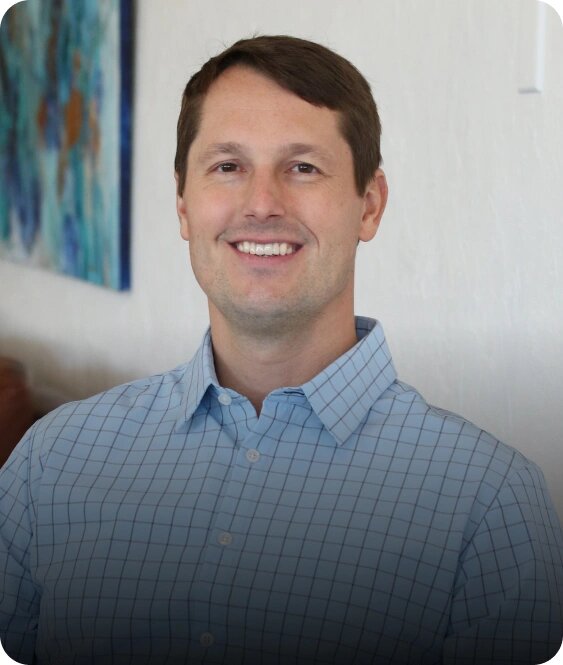 Smiling portrait of Dr. David Lawrence at Warwick Dental in Oklahoma City